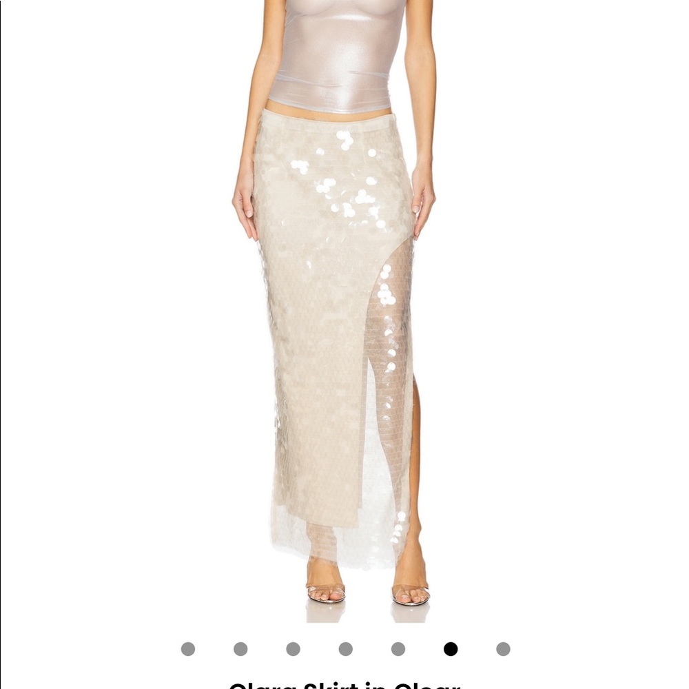 LaMarque Clara skirt clear NWT